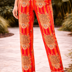 Tiger Printed Women Cotton Pj set, Handmade Cotton Summer Comfart Pajama Set For Women's
